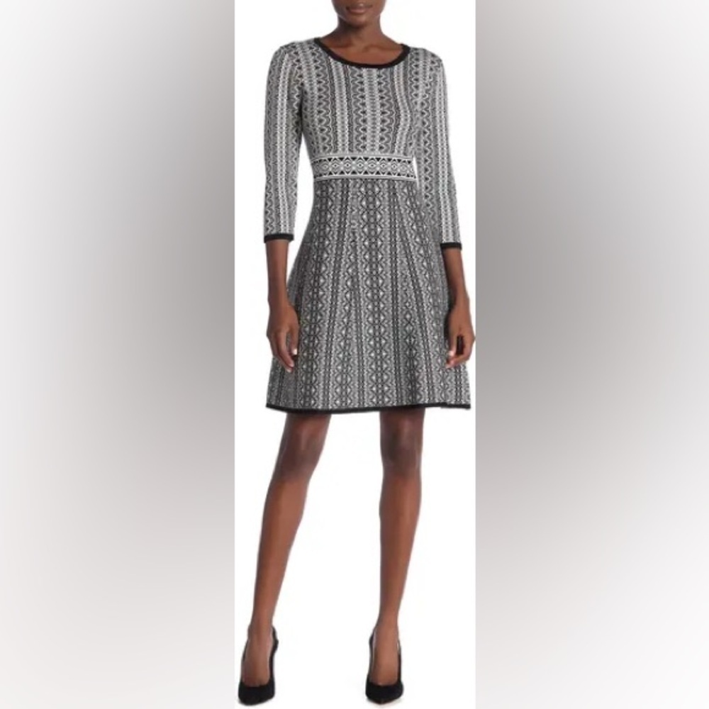 Nina Leonard Sweater Dress | Half Sleeve | Size Medium | NWOT | Chic & Cozy‍‍‍
